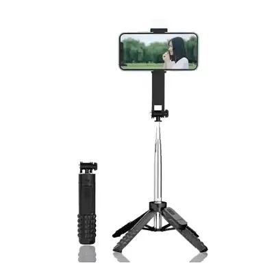 NeePho NP-L8 3-IN-1 Mini Four-Legged Selfie Stick With Wireless...